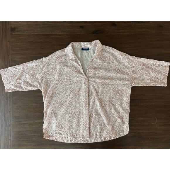 Saint James Popover Blouse Shirt Women’s S/M Tory Top $219 - Picture 11 of 12